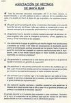 Problemes de Gavà Mar traslladats per l'AVV de Gavà Mar a tots els partits polítics de Gavà de cara a les eleccions municipals del 13 de juny de 1999